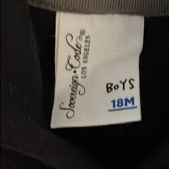 Sovereign Code Fleece Hooded Pullover Boys Size 18M Green Black - Picture 5 of 7